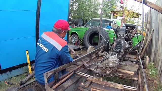 Вездеход переломка на шинах низкого давления Часть 1 Трансмиссия смотреть онлайн