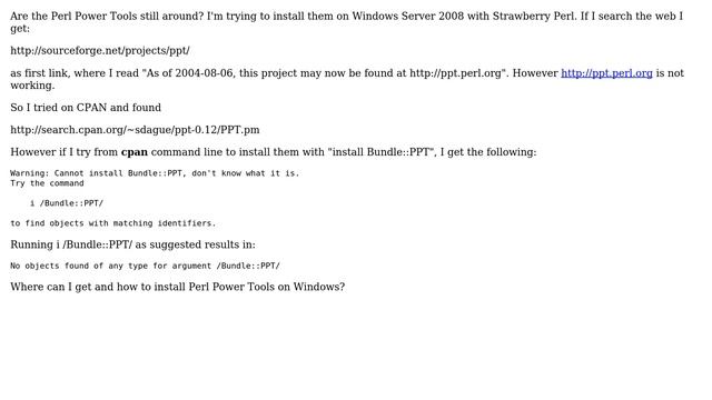 How to install Perl Power Tools on Windows? (2 Solutions!!) смотреть онлайн