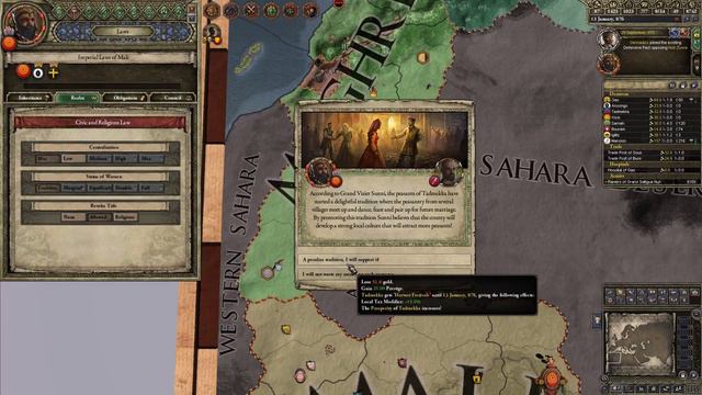Lets Play Crusader Kings 2 - Bless the Gold down in Africa #14 смотреть онлайн