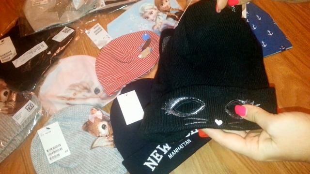 Демисезонные шапки H&M Америка смотреть онлайн