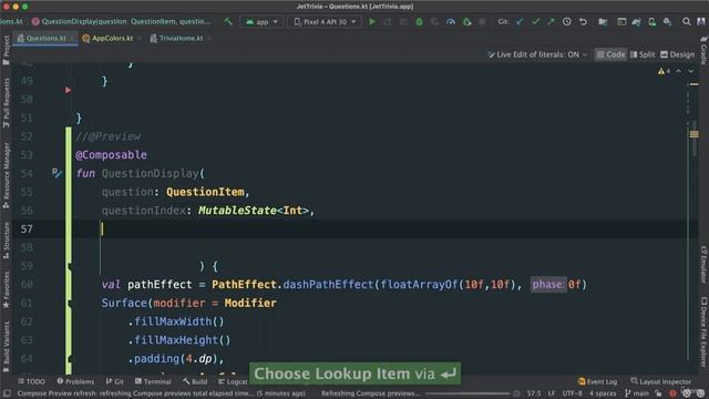 169 - JetTrivia App - Creating UI Radio Button Row смотреть онлайн
