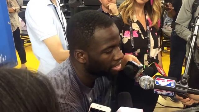 Partial Draymond Green media availability at Oracle, day before NBA Finals Warriors Cavs Game 1 Qoa смотреть онлайн