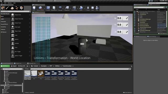 World Location In Unreal Engine 4