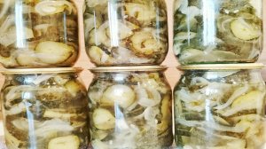 ?САМЫЙ ВКУСНЫЙ САЛАТ «НЕЖИНСКИЙ» ИЗ ОГУРЦОВ НА ЗИМУ.100 БАНОК КРУТИТЕ И БУДЕТ МАЛО!БЕЗ стерилизаци