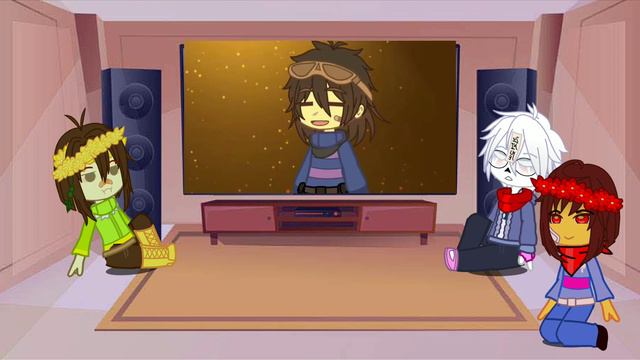 Undertale reacts to "saying alot of things as frisk" (PART 2) смотреть онлайн