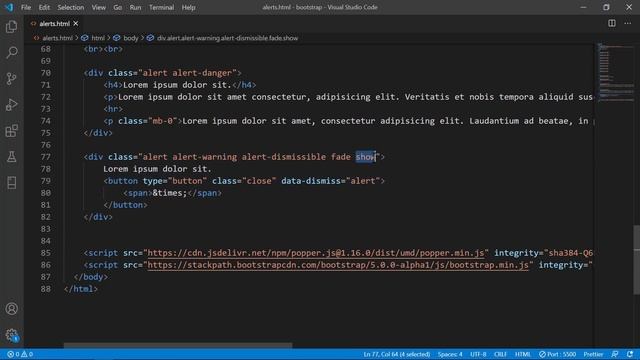 16-Bootstrap 5 Dersleri-Bootstrap Alerts смотреть онлайн