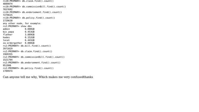 mongodb cluster Data distribution is not uniform смотреть онлайн