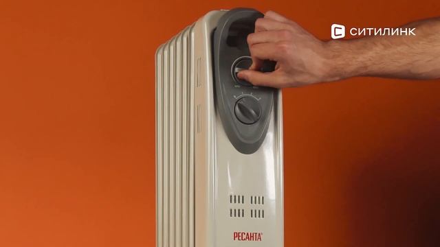 Обзор масляного радиатора Ресанта ОМ-7Н | Ситилинк смотреть онлайн
