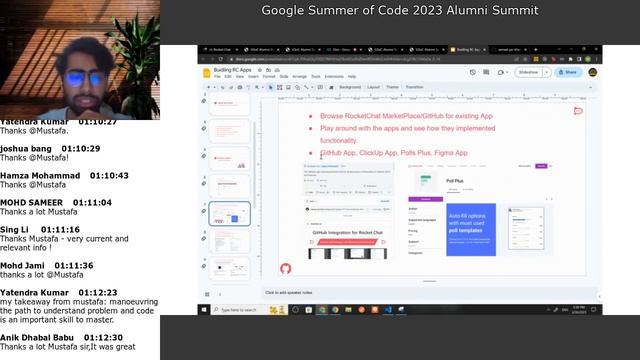 Samad Khan at Rocket.Chat Google Summer of Code Alumni Summit 2023 смотреть онлайн