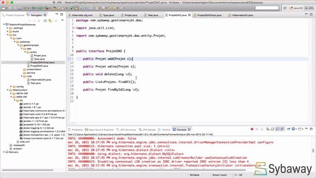 Tutoriel Hibernate et JSF 33 implementation findall смотреть онлайн