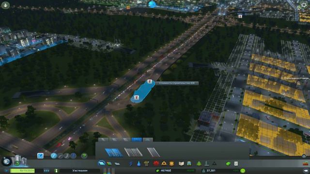 Cities skylines - After Dark № 6 - Больше города - больше пробок! смотреть онлайн