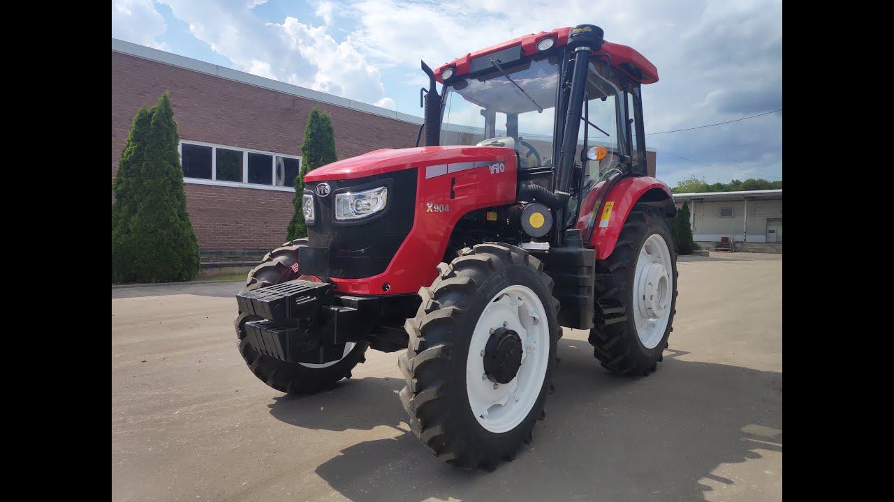 Круговой обзор трактора YTO 904. Профессионалы оценят! смотреть онлайн