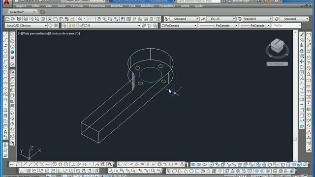 Tutorial de Autocad - 13 - Base de Braço de Alavanca смотреть онлайн