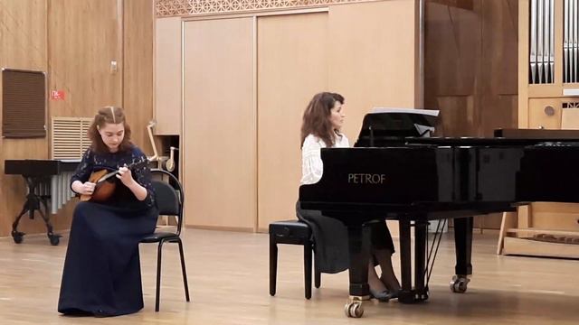 Куприянова Анфиса - Д. Джервазио Синфония для двух мандолин и баса II, III части смотреть онлайн