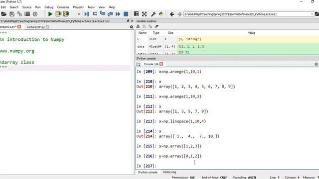 Python-Programming Numpy(Lecture#1) смотреть онлайн