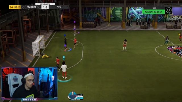 БУСТЕР ИГРАЕТ В VOLTA FIFA 21 !? БУСТЕР ЛИКС СТРОГО ЗАРК МАГА ИГРАЮТ В МИНИ ФУТБОЛ смотреть онлайн