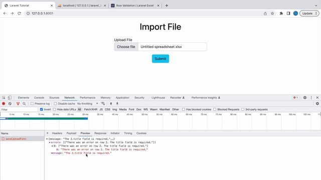 Validation In Importing In Laravel | Laravel Tutorial смотреть онлайн