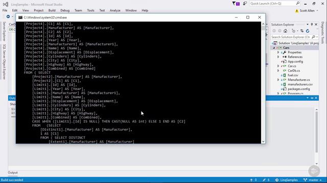 008-07. An Advanced LINQ Query
