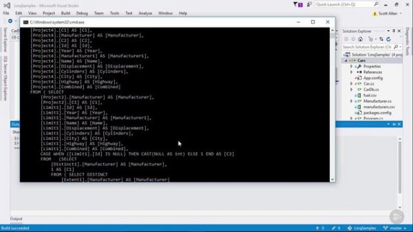 008-07. An Advanced LINQ Query