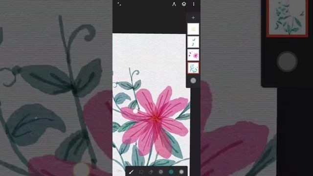 Flowers Painting With Infinite Painter