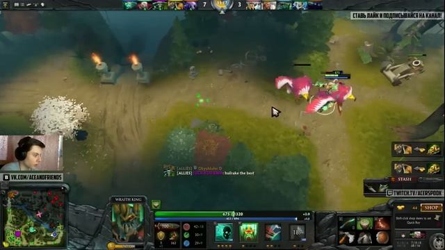 Dota 2 - 4к мусорный бак 1x9 - Wraith King смотреть онлайн