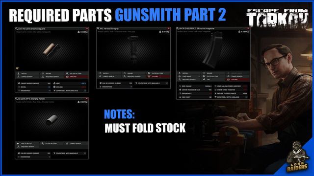 GUNSMITH PART 2 - 0.13 UPDATE (AKS-74U) - Mechanic Guide смотреть онлайн