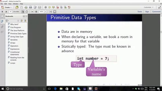 Introduction to Java programming - Fundamentals смотреть онлайн