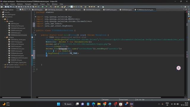 How to perform Keyboard Action in Selenium JAVA || Handling Keyboard || Tutorial 7 смотреть онлайн