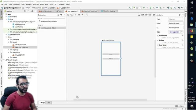 Navigation Editor en Android Studio (Arquitectura de Navegación) | Fragments смотреть онлайн