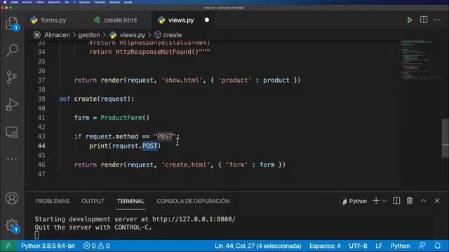 ? Curso Django 3 ?- Formularios Guardar la data en la base de datos #17 смотреть онлайн