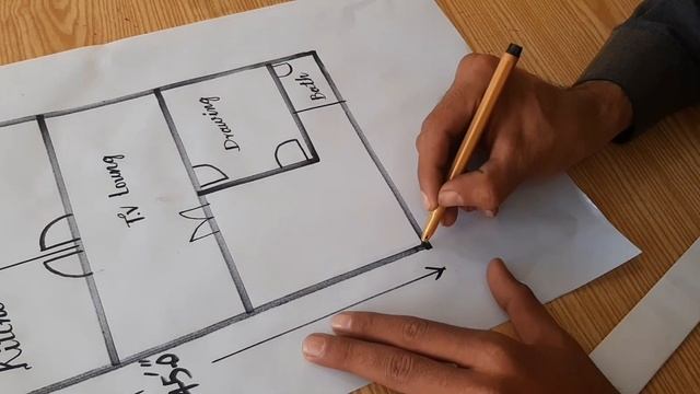 5 Marla house plan hand made step by step method I 25x45 Planning I easy way of designing смотреть онлайн