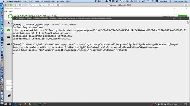 Setup Python VirtualEnv on Windows смотреть онлайн