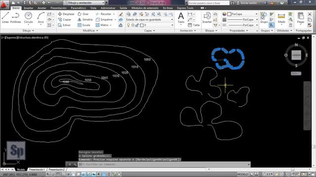 Autocad - Herramienta boceto, dibujar a mano alzada. Tutorial en español HD смотреть онлайн