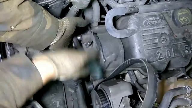 Форд Фокус 2,0 Split Port, замена ремня ГРМ смотреть онлайн