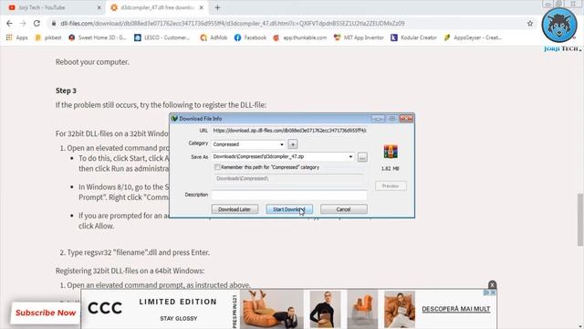 Fix d3dcompiler_47.dll Windows 7 || Photoshop CC | Problem Solve | Jorji Tech || 2021 смотреть онлайн