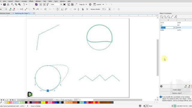 Mastering the Shape Tool and Node Manipulation in CorelDRAW смотреть онлайн