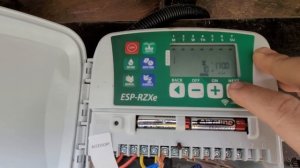 Программирование пульта управления поливом Rain Bird ESP-RZXe
