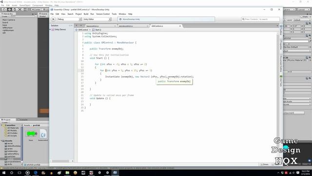 Unity 5 - Prefabs - Enemy Formation - Invaders from Space Game - Part 2 смотреть онлайн