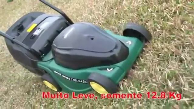 Cortador De Grama Elétrico Com Recolhedor Tekna LM320EB, 1000 Watts