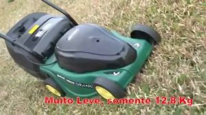 Cortador de Grama Elétrico com Recolhedor Tekna LM320EB, 1000 watts