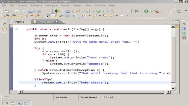 Java Jdk 7 30 Tutorial Exception handling with Finally and Resources смотреть онлайн