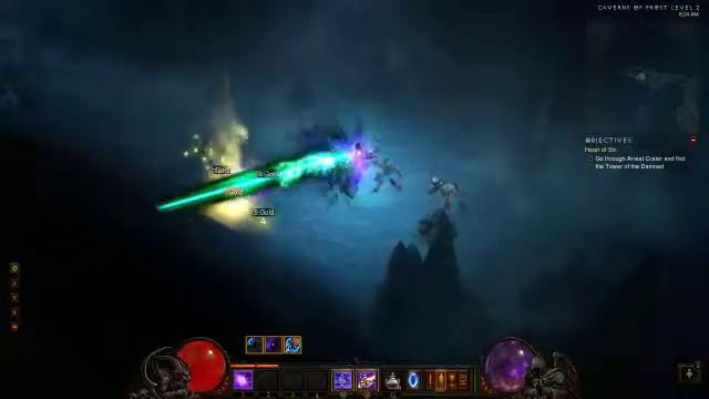Diablo 3 - Cavern Of Frost - Treasure Goblin