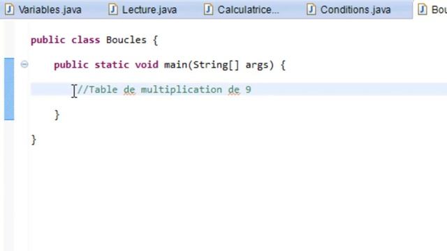 PROGRAMMER EN JAVA (Débutant) - 31 - La portée d'une variable de boucle смотреть онлайн