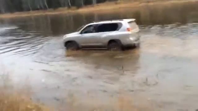 TLC Prado150 на 35 колесах - рыбалка на северных реках
