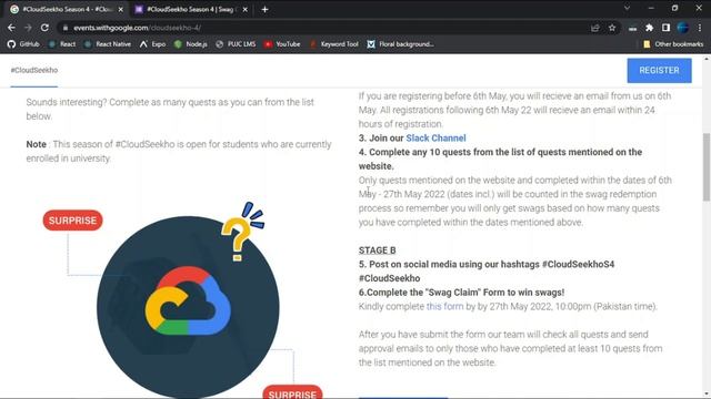 CloudSeekho Season 4 2022 ❤️ | Learn Google Cloud And Win Free Swags | Cloud Skills Boost Credits смотреть онлайн