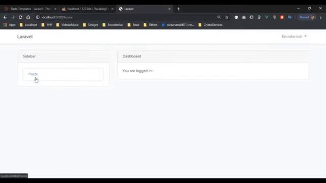 How to Make a Complete Blog CMS in Laravel | Part 3: Change Backend Layout and Create Blade Views смотреть онлайн