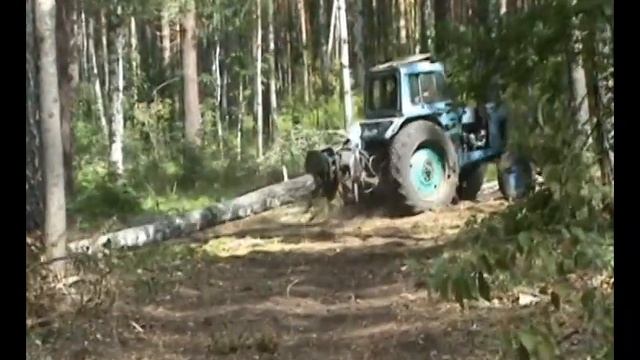 Навесное устройство Муравей для бесчокерной трелёвки леса