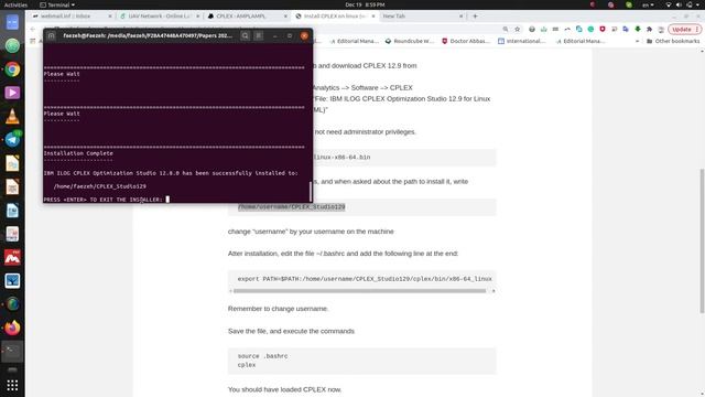 How to install CPLEX on Ubuntu 20.4 смотреть онлайн