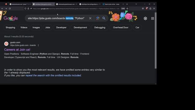 Tech Job Search using Google, "site" prefix (May 2023) смотреть онлайн