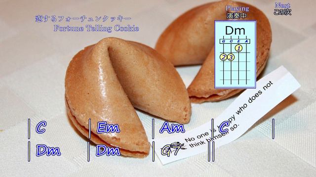 恋するフォーチュンクッキー　’Fortune Telling Cookie’　Let's play & enjoy ukulele!!　ウクレレ弾こう！　Ukulele chords playing смотреть онлайн